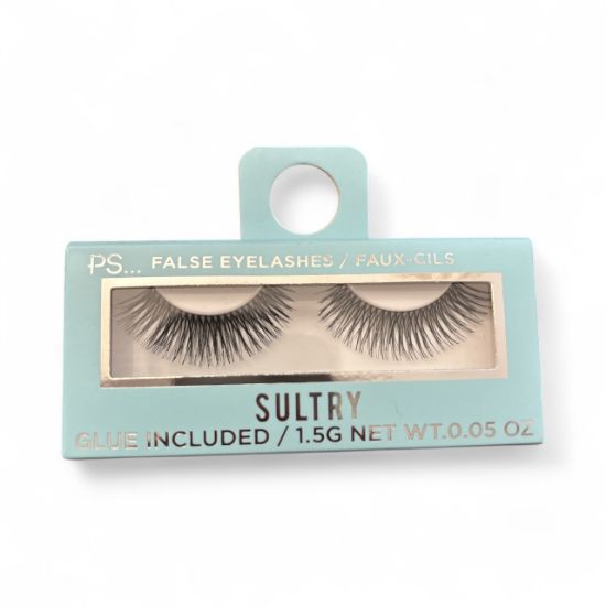 Picture of PS False EyeLashes Extensions Fake Eyelashes SULTRY Design Boxed & glue