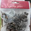Picture of mini dark Natural Dried Pine Cones Mini Size Wreath christmas craft pine cones NEW