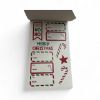 Picture of 100 stickers christmas sticker book candy cane stickers & christmas gift tag