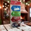 Picture of 40 x Foiled Christmas Gift tags  Let it snow merry xmas etc NEW   with silver twine luggage tags