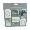 Picture of 36 x Luxury Christmas Gift Tags With Cord - Silver and white foiled gift tags christmas wishes