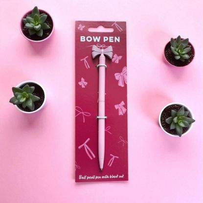 Picture of mothers day gift bow Pen  Novelty pink bow pen New