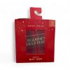 Picture of 12 x Christmas Gift Tags Red Scottish Tartan Design Seasons Greetings slogan NEw