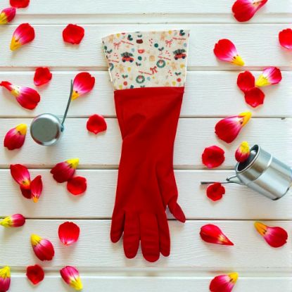 Picture of Christmas Cleaning gloves Merry christmas washing up gloves NEW