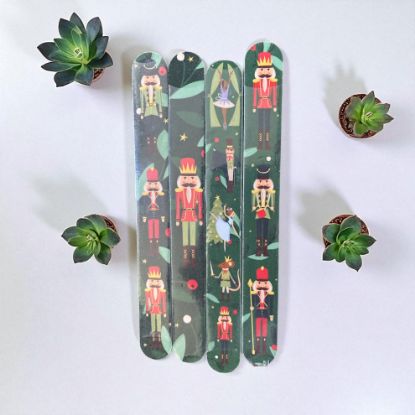 Picture of Christmas Nutcracker Nail File Emery Board Christmas  Nail File New