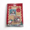 Picture of Make Your Own Christmas Cards 2pk with glitter glue ribbon, stickers etc reindeer santa ho ho ho