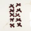 Picture of 10 x Christmas Tartan Bows Tree Decoration Crafting 4cm