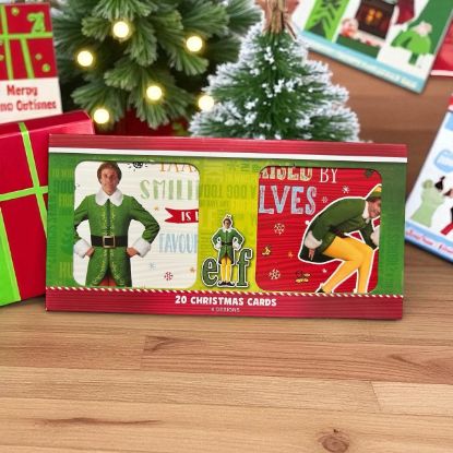 Picture of 20 x ELF christmas cards  christmas elf the movie cards santa I know him christmas cheer