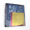 Picture of crayola foil art hello winter christmas tre  red and blue baubles Foil Art Christmas Craft NEW