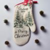 Picture of wishing you a merry christmas oven glove single oven glove NEW