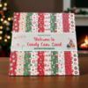 Picture of Welcome to Candy Cane Land christmas paper Pad: 6 x 6 Inch candy cane papers NEW
