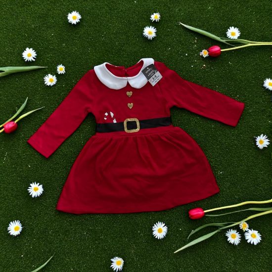 Picture of Baby Girls Mrs Claus Dress Girls Christmas dress age 3-6 momths