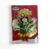 Picture of 10 x MICKEY MOUSE CHRISTMAS GIFT TAGS gold foil mickey mouse in tree outfit