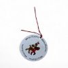 Picture of 2 x 5 Christmas Gift Tags Merry Christmas Gold Foil Rudolph Reindeer Design