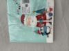 Picture of 20 xchristmas  napkins santa HO HO HO penguin tree robin santa  New light blue