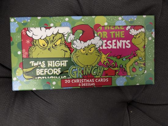 Picture of 20 x THE GRINCH Christmas Cards Boxed NEW Grinch Cards