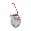 Picture of 10 x Santa Christmas gift tags with Santa Face NEW