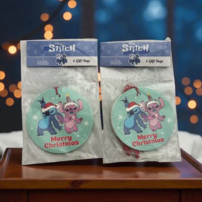 Picture of 8 x disney lilo & stitch christmas gift tags lilo gift tags new T1