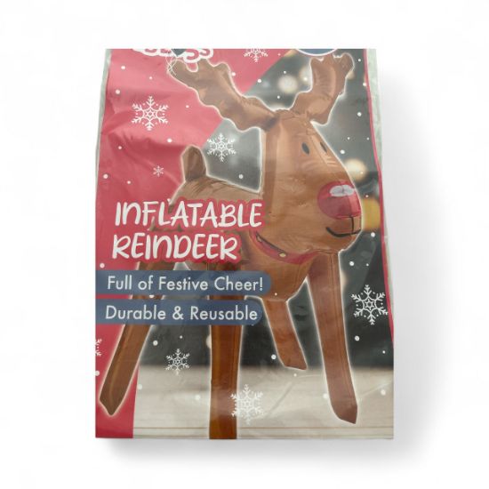 Picture of Christmas Inflatable Reindeer Rudolph inflatable 42 cm Tall New