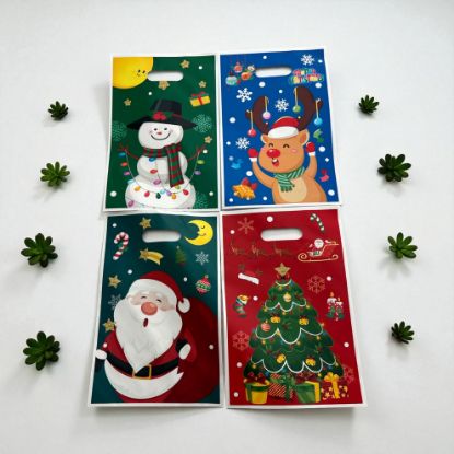 Picture of 20 X Christmas Party Bags 5 designs NEW bight christmas party bags M2
