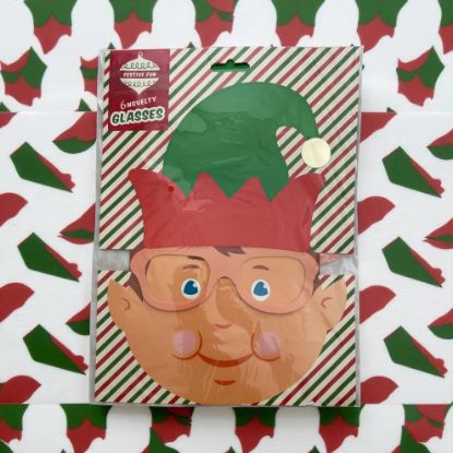 Picture of 6 x CHRISTMAS Novelty Party Glasses Paper NEW