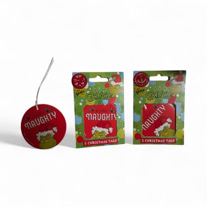 Picture of 10 X Christmas Gift Tags The Grinch Gift Tags New 2  X 5