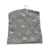 Picture of Dog Peg Bag Grey with dogs design Peg bag New