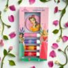 Picture of disney princess lip gloss set 4 in pack  with princess pocket mirror New