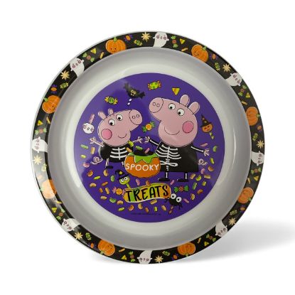 Picture of Halloween peppa pig  Plate peppa pig spooky treats NEW 21 cm