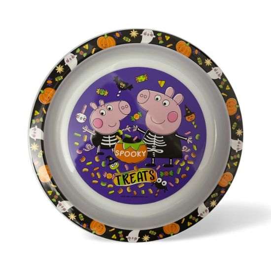 Picture of Halloween peppa pig  Plate peppa pig spooky treats NEW 21 cm