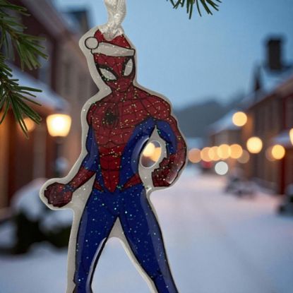 Picture of spiderman bauble spiderman christmas tree decorstion