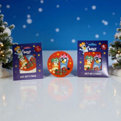 Picture of 10 x BBC Bluey christmas gift tags (2 x 5)