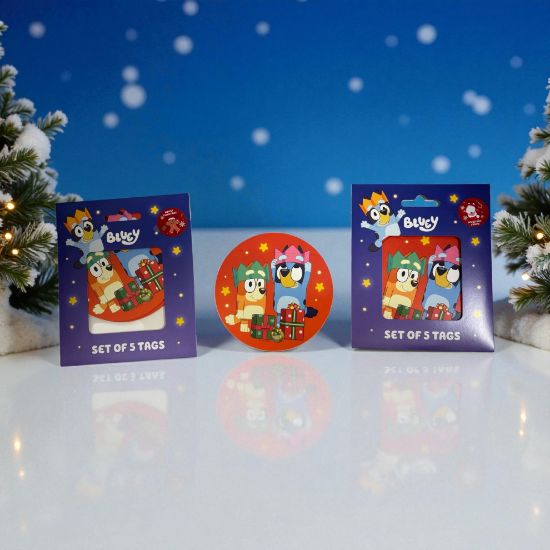 Picture of 10 x BBC Bluey christmas gift tags (2 x 5)