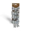 Picture of 4 x Christmas White glitter bows New