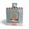 Picture of 12 x Christmas Gift tags Snowglobe shape with Gingerbread house design NEW