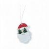 Picture of 12 x Father Christmas Gift tags New Santa with funny glasses design
