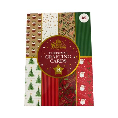 Picture of 14 x Christmas Crafting Cards A5 Card pad New