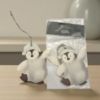 Picture of 8 x Christmas Gift Tags Penguin gift tags Penguin character penguin Shaped santa hats Lot H