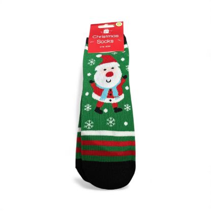 Picture of Christmas Socks ONE SIZE Santa   Design