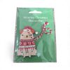 Picture of wooden pug christmas tree decoration PUG Bauble NEW