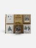 Picture of 40 x Christmas Gold Gift Tags Gold Twine Traditional Family Christmas Scene