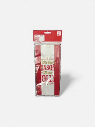 Picture of tis the season to be jolly treat bags 20 x christmas treat bags