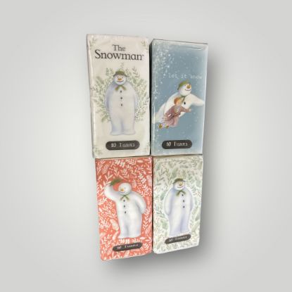 Picture of 4 x Christmas Tissues The Snowman Pocket Tissues packets VV3