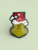 Picture of 50 x the grinch Christmas gift tag stickers book 50 tags