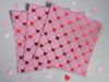 Picture of 20 x Valentines day Napkins Lilac with red foil hearts detail New 33 cm