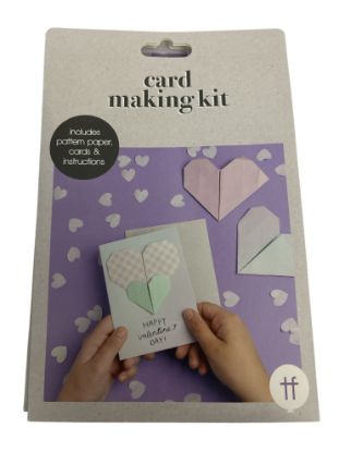 Picture of valentines day card making kit make your own heart card for valentines day New