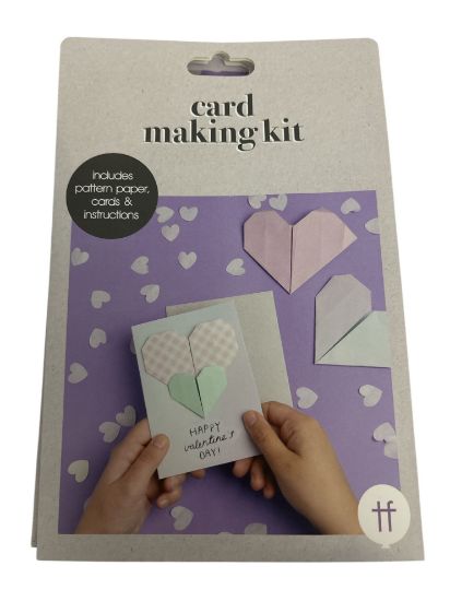 Picture of valentines day card making kit make your own heart card for valentines day New