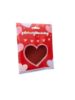 Picture of valentines day banner 3m HEART BUNTING Pink Glitter Red deisgn New