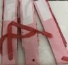 Picture of valentines day  Love Heart Fan decorations Valentines Days Decoration NEW paper heart fans x 3