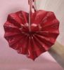 Picture of valentines day  Love Heart Fan decorations Valentines Days Decoration NEW paper heart fans x 3